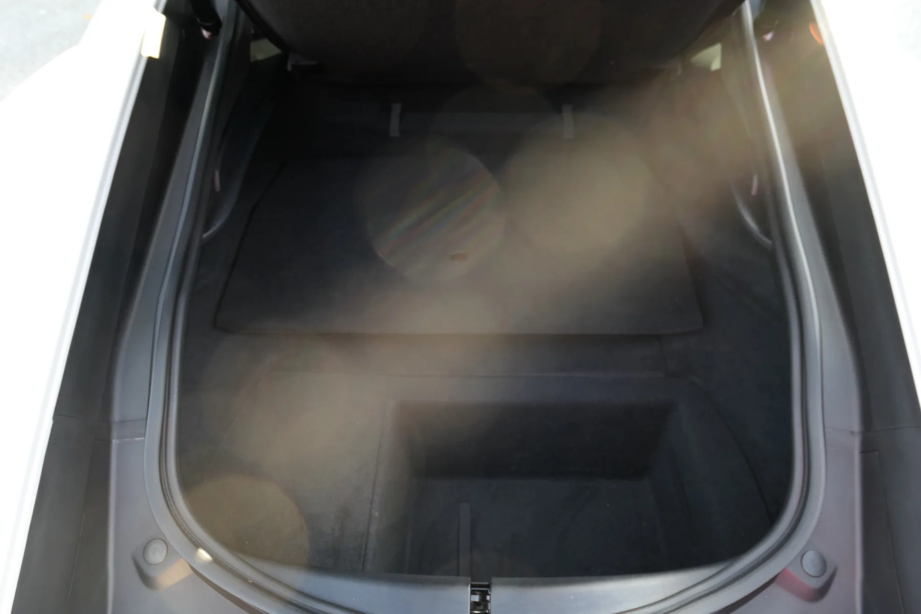 Rear cargo area