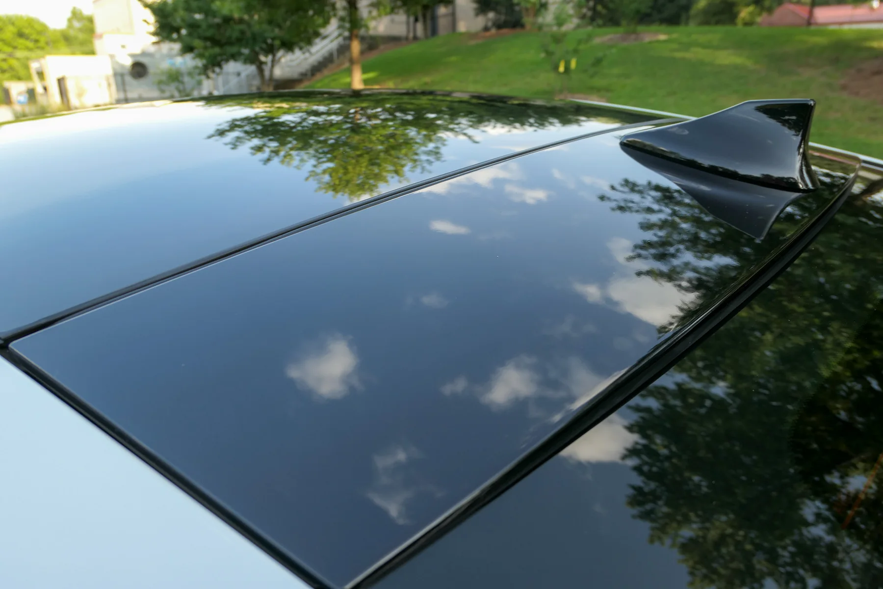 Panoramic roof and roofline detail