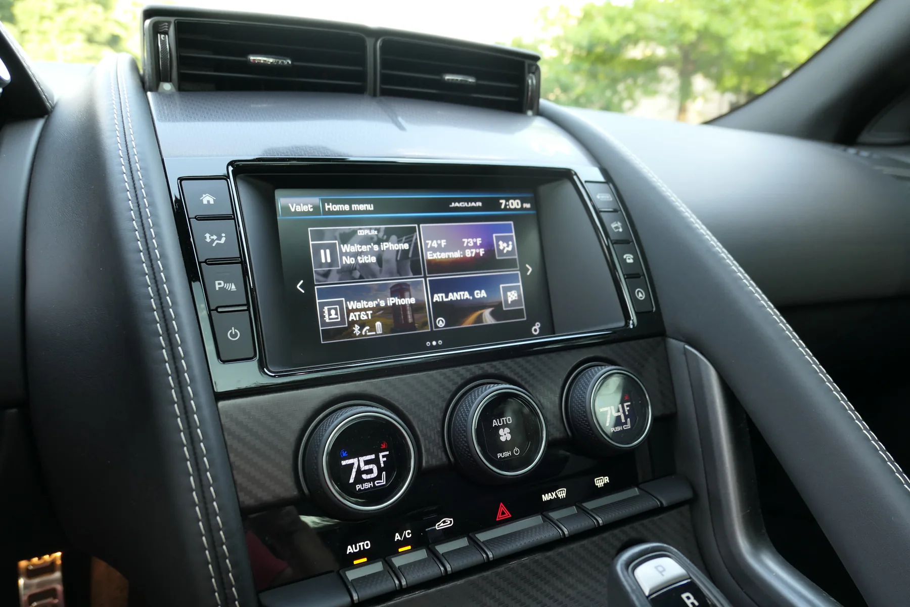 Center stack and infotainment screen